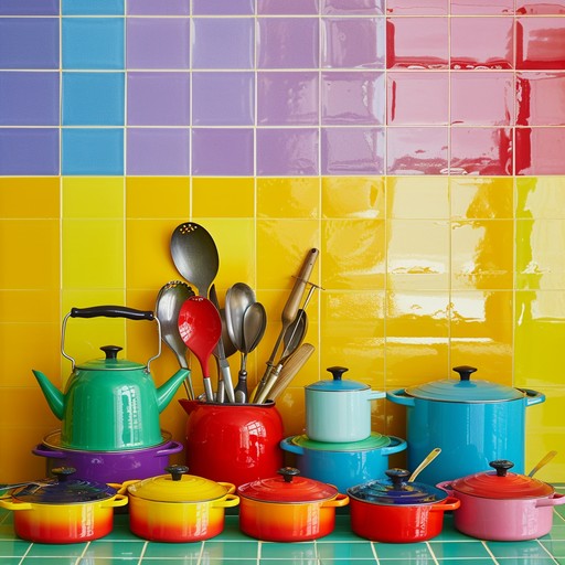 Free Colorful utensils arrangement Image - Utensils, Colorful, Yellow ...