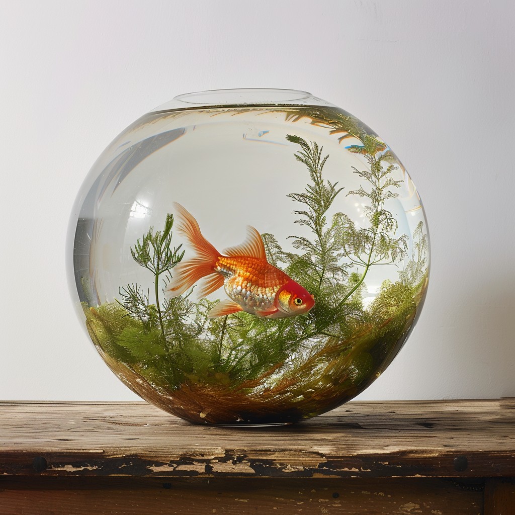 Free Goldfish in Bowl Image - Goldfish, Bowl, Water | Download at StockCake