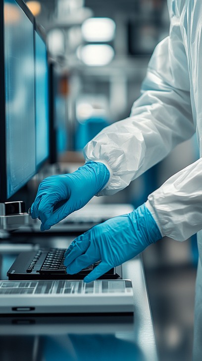 Scientist Routine Free Scientist using laptop Image | Download at StockCake