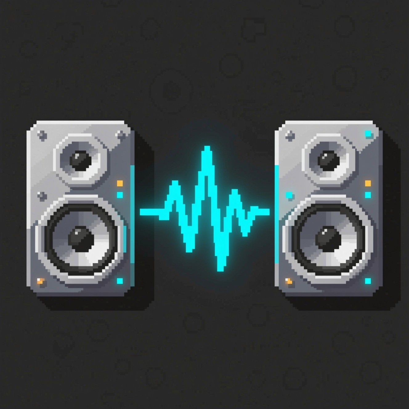 Free Sound Waves Colliding Image - Pixel, Art, Speakers | Download at ...