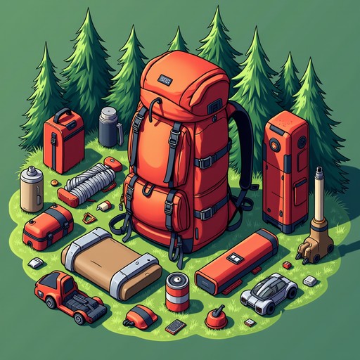 Backpacking Gear Visual Free Adventure Gear Essentials Image - Backpack, Hiking, Camping ...