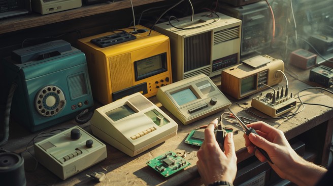 Real Retro Tech Free Retro Tech Repair Image - Retro, Vintage, Cyberpunk | Download at ...
