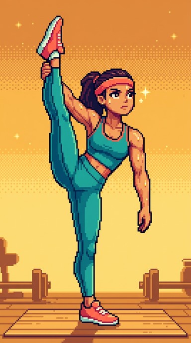 Free Pixel Fitness Motivation Image - Pixel, Fitness, Stretch ...