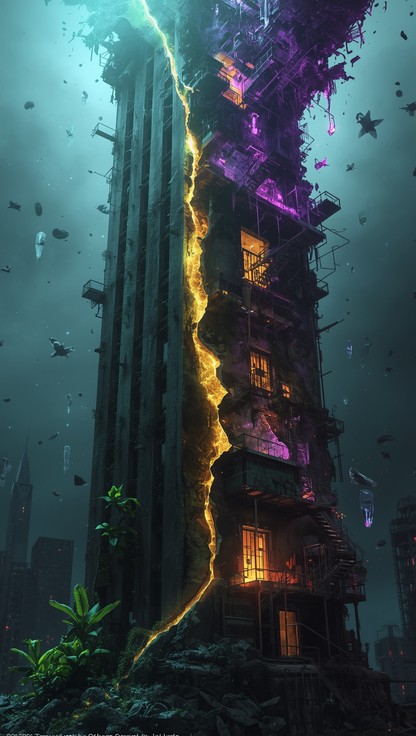 Free Fractured Reality Tower Image - Surreal, Tower, Skyscraper ...