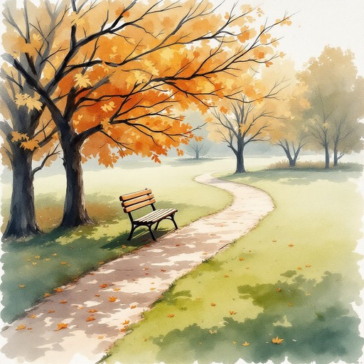 Free Autumn Park Bench Image - Autumn, Park, Bench | Download at StockCake