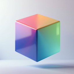 Free Vibrant Dimensional Cube Image - Cube, Gradient, 3d | Download at ...