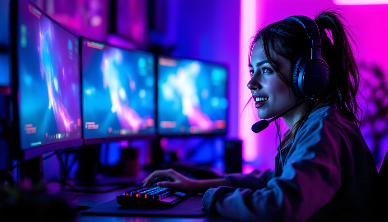 Download Competitive Gamer Focus Image - Gaming, Esports, Streamer ...