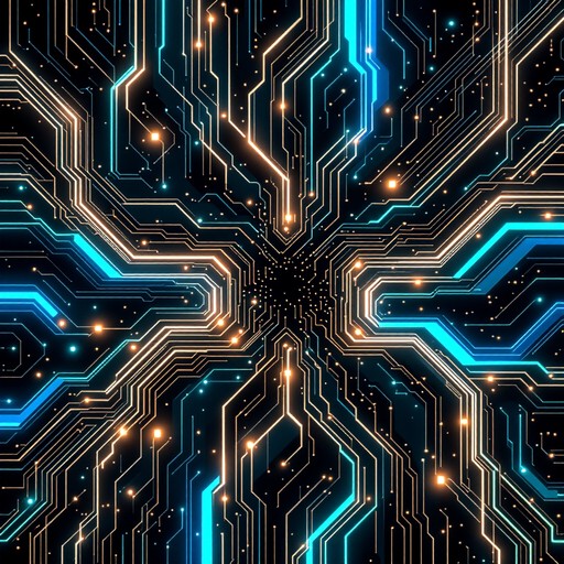 Free Glowing Tech Matrix Image - Circuit, Technology, Digital ...