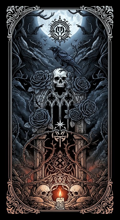 Free Gothic Frame Illustration Image - Gothic, Frame, Illustration ...