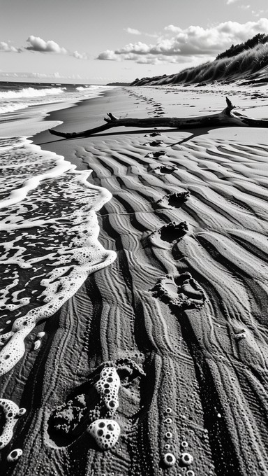 Free Timeless Shore Patterns Image - Beach, Monochrome, Sand | Download ...