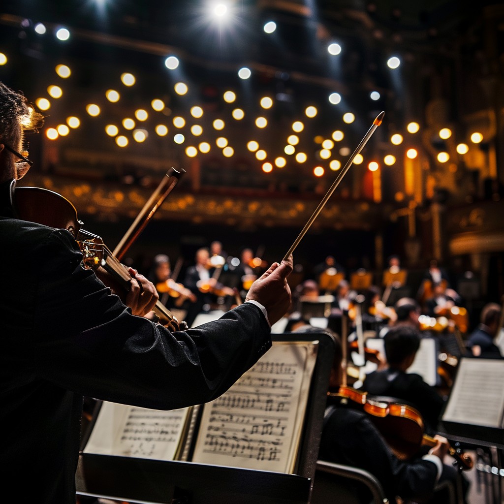Free Elegant Violin Performance Image - Music, Orchestra, Violin ...