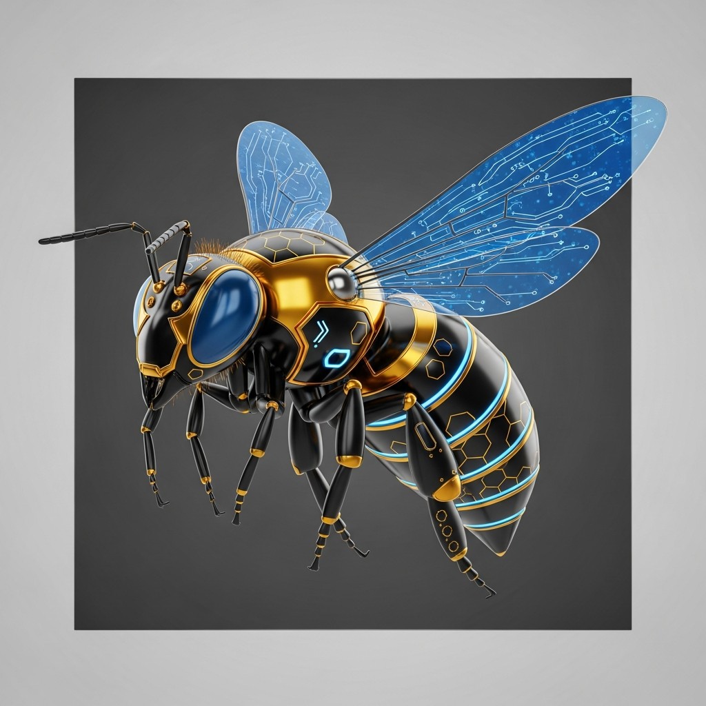 Free Futuristic Robotic Bee Image - Bee, Futuristic, Robotic | Download ...