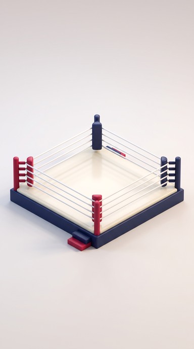 Boxing Ringside Fans Download Minimalist 3d Boxing Ring Stock Images for Free | StockCake