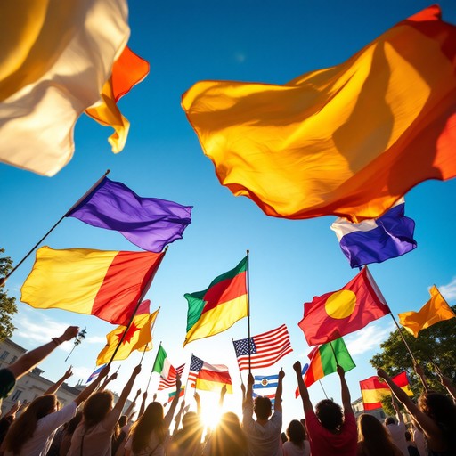 Community Flags Free Flags Unite Communities Photo - Flags, Unity, Pride | Download at ...
