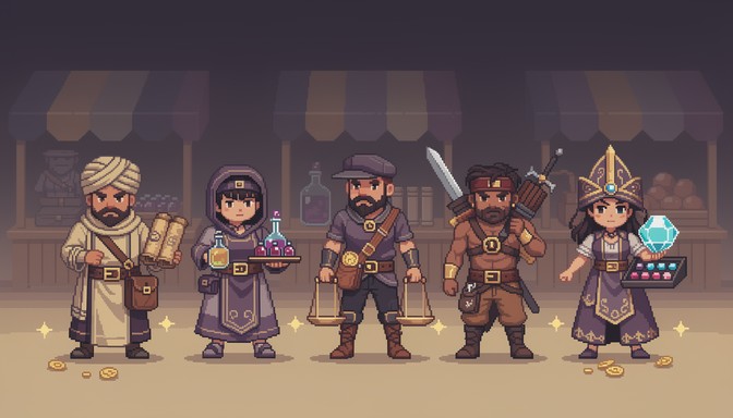 Free Pixel Trader Gang Image - Pixel, Merchants, Traders | Download at ...
