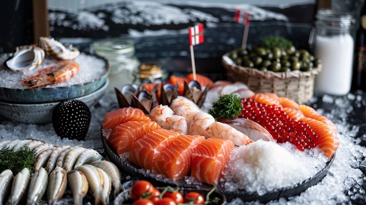 Free Seafood Feast Display Image - Seafood, Salmon, Caviar | Download ...