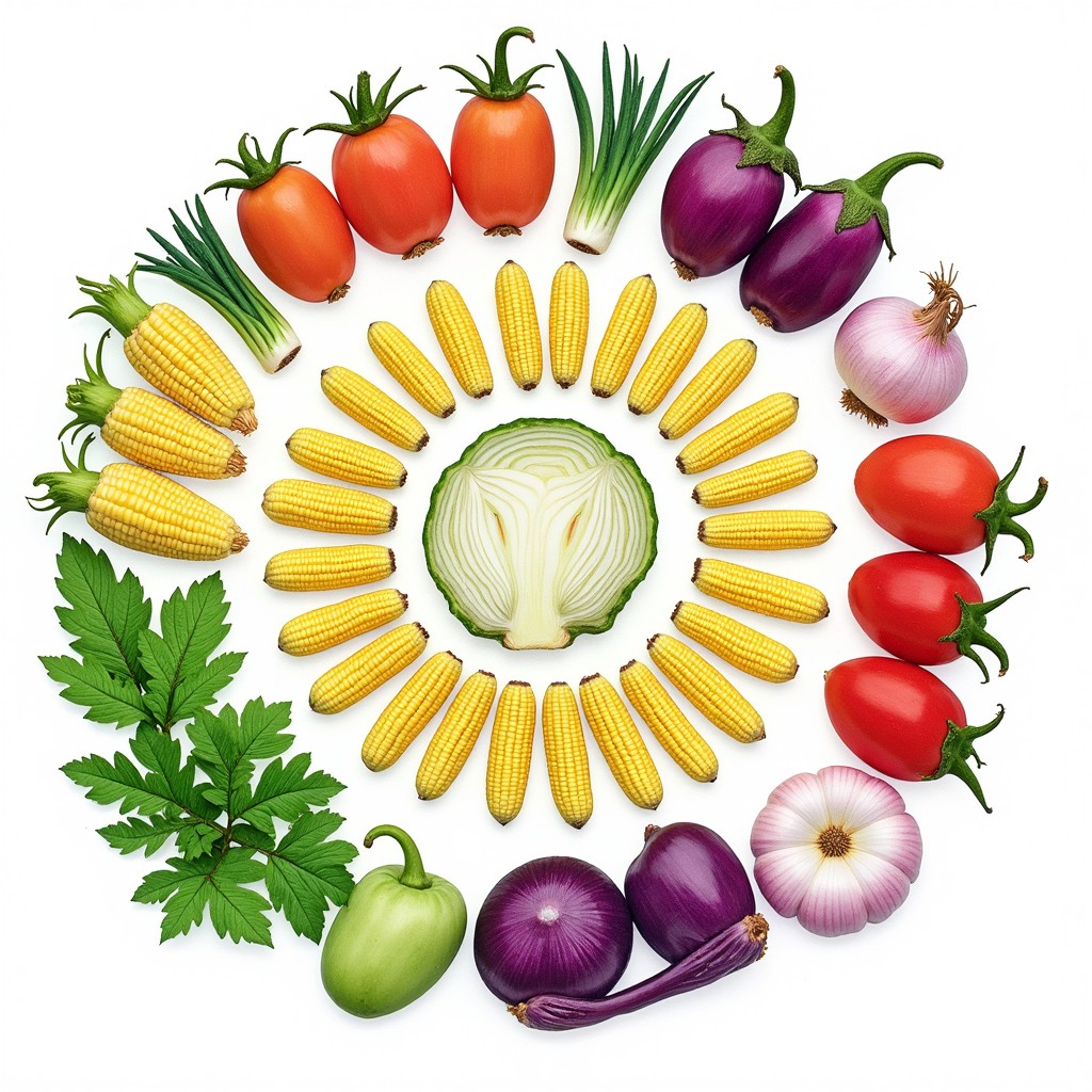 Free Vegetable Color Wheel Image - Vegetables, Colorful, Circular ...