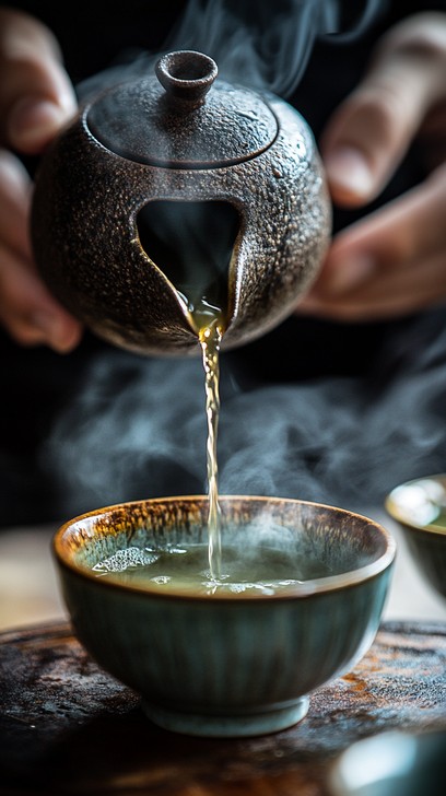 Poorung Tea Free Tea Stall Moment Image - Tea, Pouring, Cups | Download at StockCake