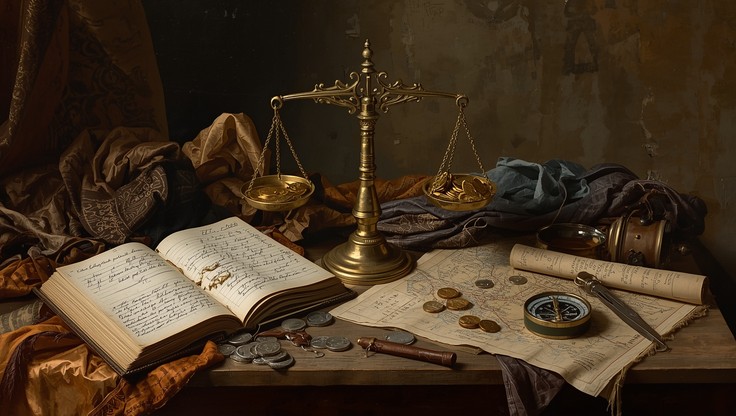 Free Trade's Golden Balance Image - Merchant, Scale, Coins | Download ...