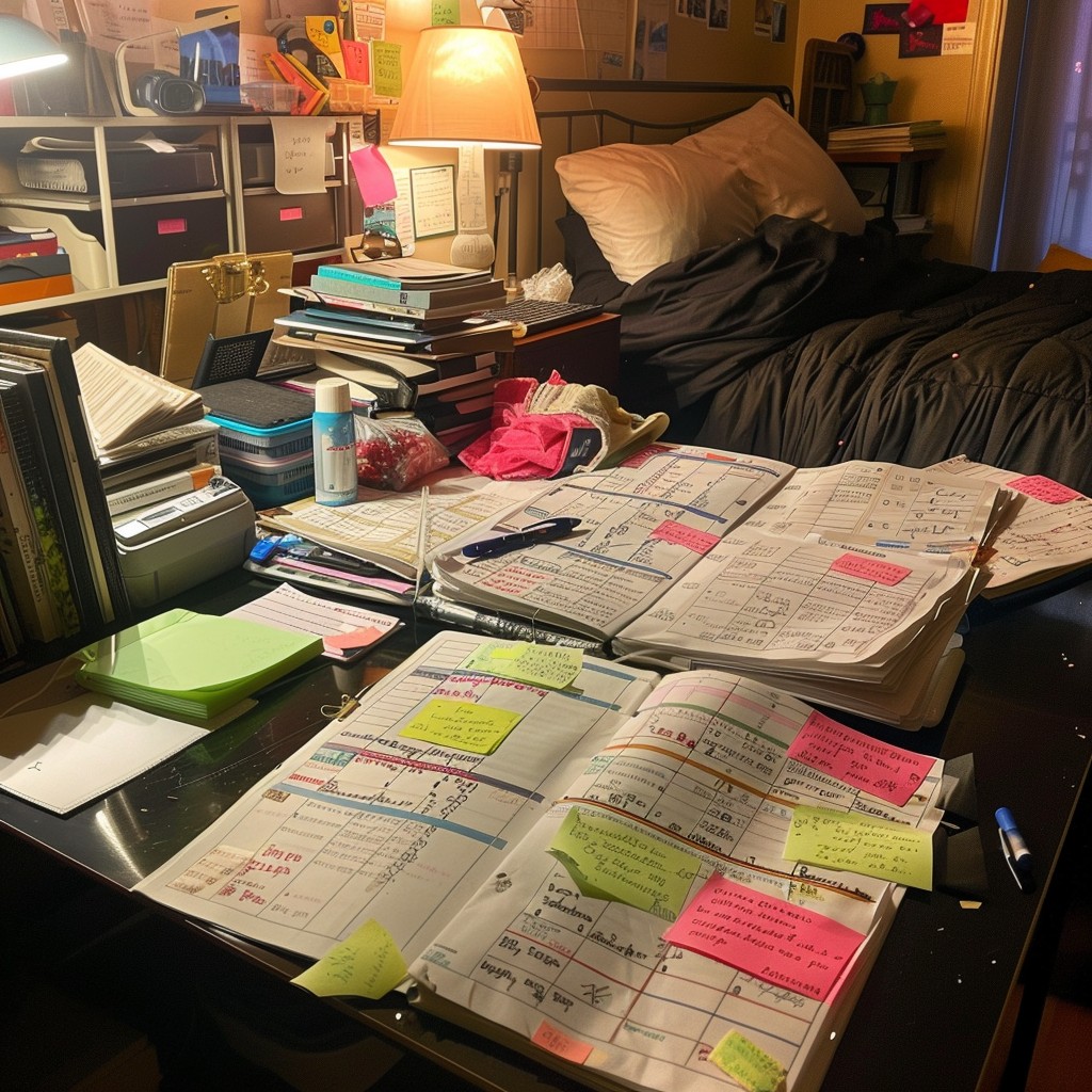 Disarray Study Room Free Messy study area Image - Study, Books, Desk | Download at StockCake