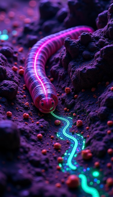 Free Neon Bio Crawler Image - Earthworm, Cyberpunk, Neon | Download at ...
