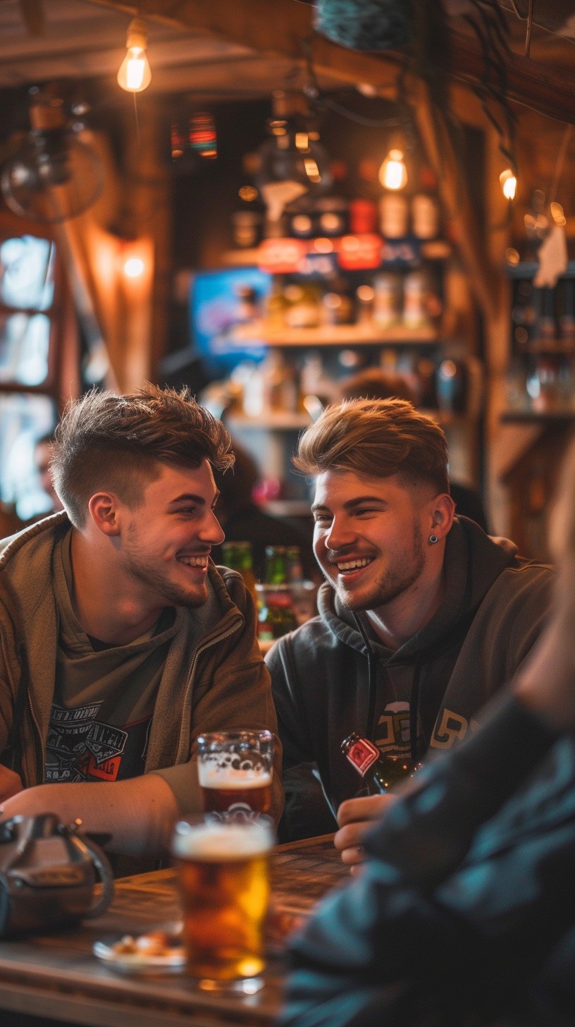 Free Friendly Bar Chat Image - Friends, Bar, Laughter | Download at ...