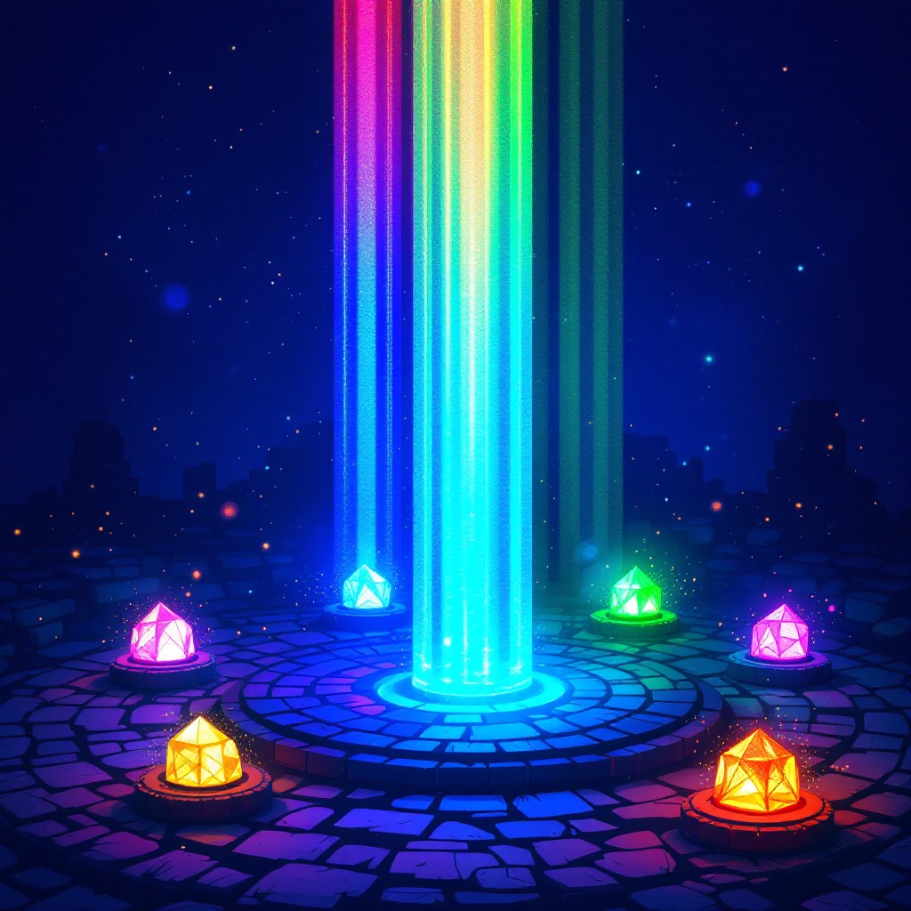 Free Glowing Pixel Beacons Image - Pixel, Beacons, Glowing | Download ...