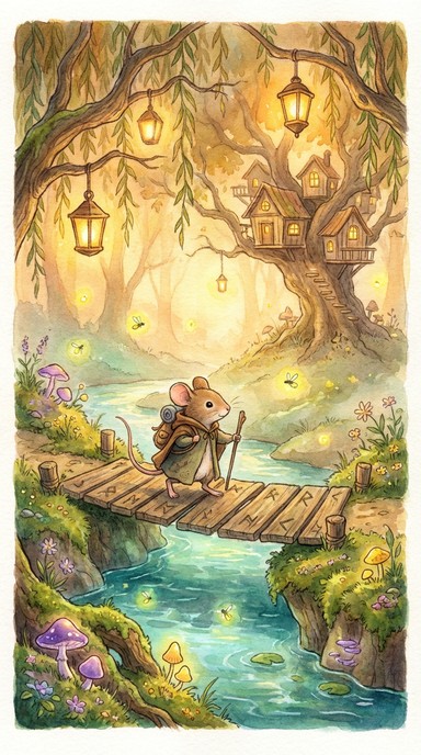 Free Brave Mouse Journey Image - Mouse, Adventure, Bridge | Download at ...