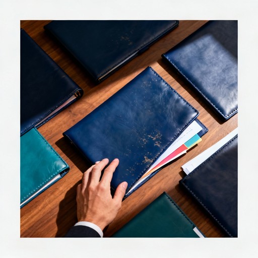 Free Navy Portfolio Arrangement Image - Portfolios, Leather, Navy ...