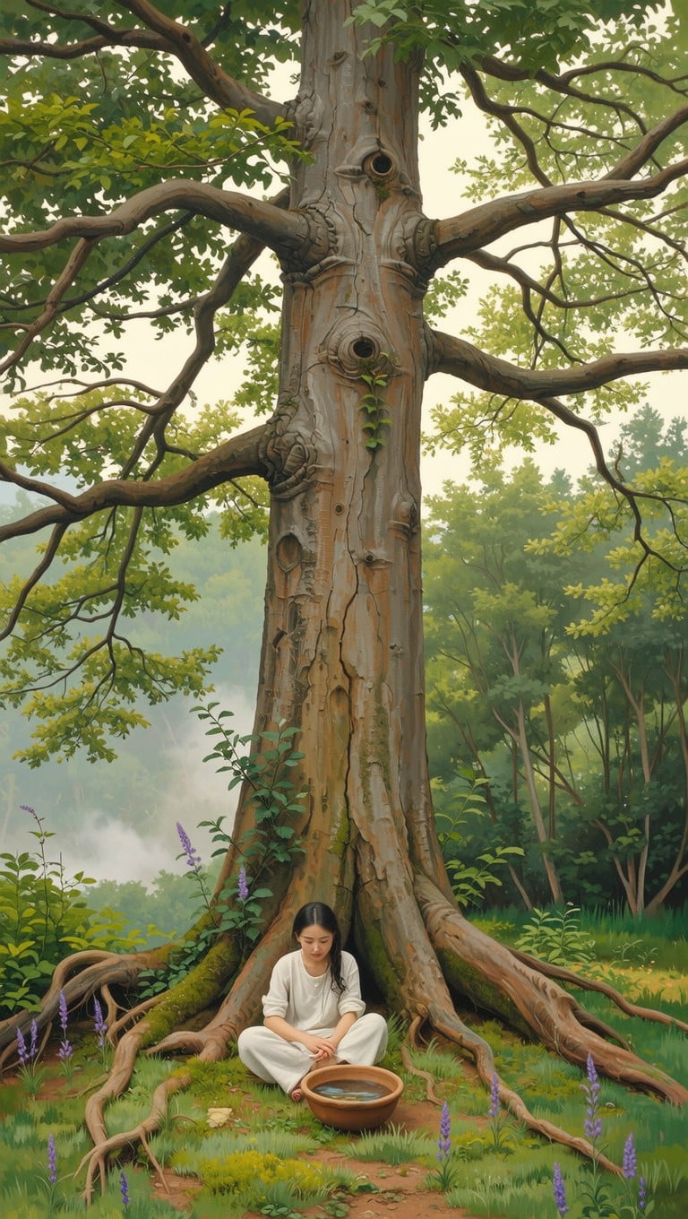 Free Ancient Tree Contemplation Photo - Meditation, Forest, Ancient ...