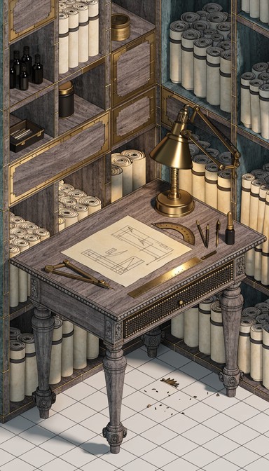 Free Architect's Drafting Studio Image - Isometric, Architect, Drafting ...