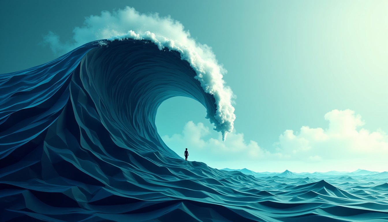 Wave Inage Free Facing The Wave Image - Wave, Ocean, Turquoise | Download at StockCake