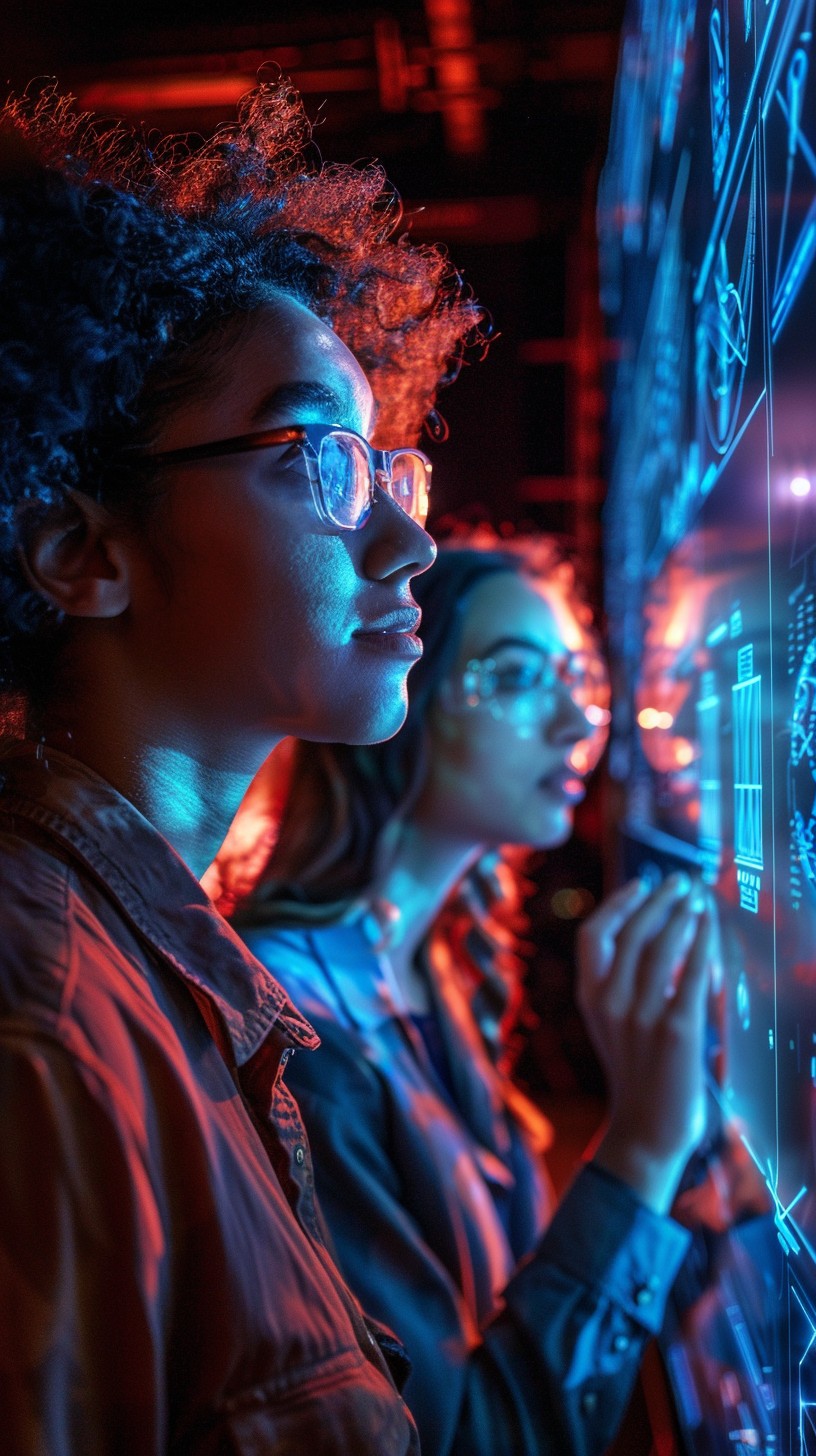 Free Future Tech Gazing Image - Technology, Women, Futuristic ...