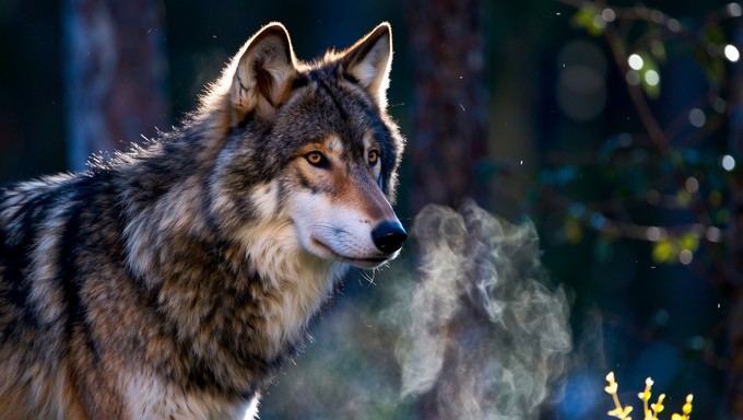 Free Majestic Wolf Portrait Image - Wolf, Wildlife, Forest | Download ...