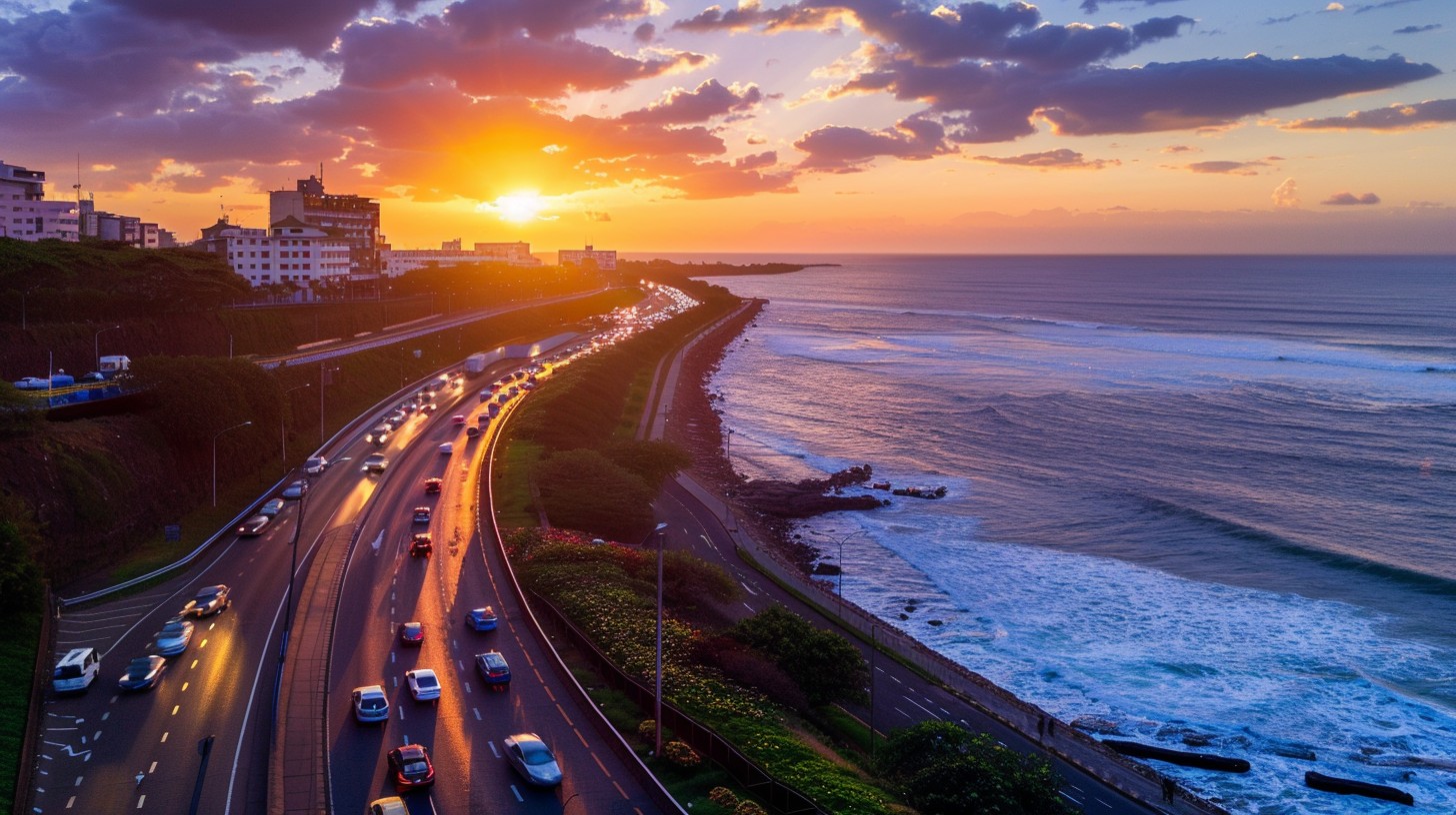 Free Sunset Coastal Drive Image - Sunset, Coastal, Road | Download at ...