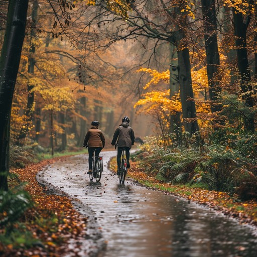 Free Autumn Cycling Journey Image - Autumn, Cyclists, Forest | Download ...