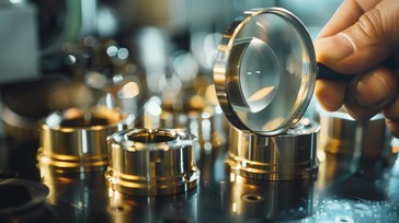 Inspection Using Magnifying Glass Figure Free Precision Inspection Magnified Image - Magnifying, Inspection ...