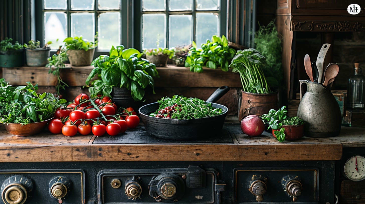 Free Rustic Kitchen Vibes Image - Kitchen, Rustic, Vegetables ...
