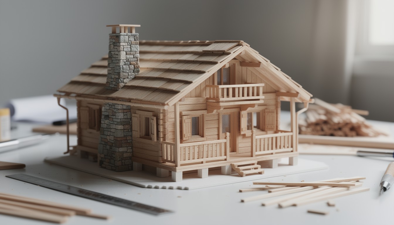 Model Balsa Sanders Free Balsa Cabin Model Image - Cabin, Model, Balsa | Download at StockCake