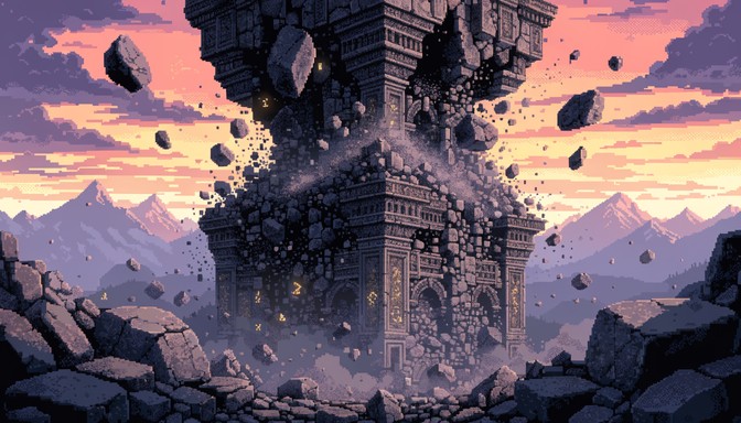 Free Pixel Tower Collapse Image - Pixel, Retro, Tower | Download at ...