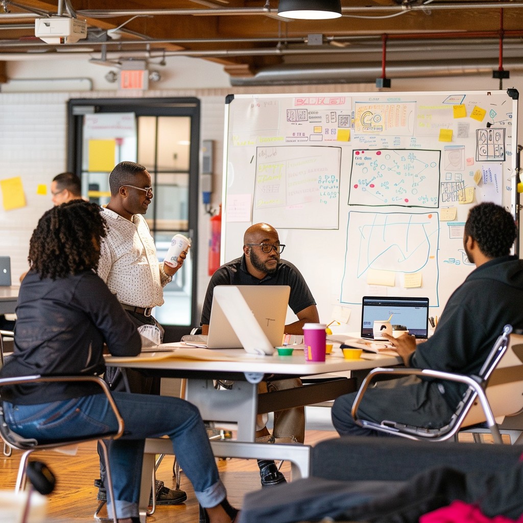 Free Team Collaboration Session Image - Teamwork, Collaboration, Office ...