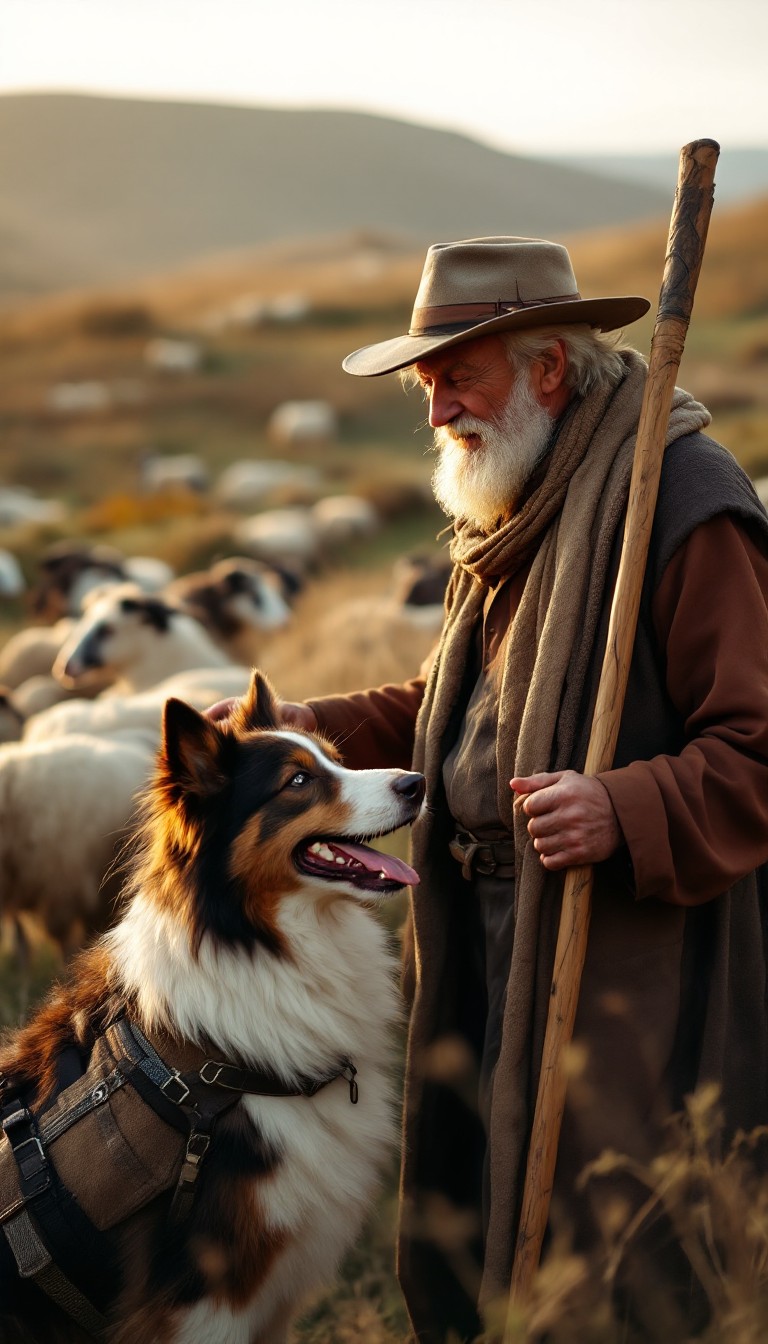 Free Shepherd's Faithful Companion Image - Shepherd, Collie, Sheep ...