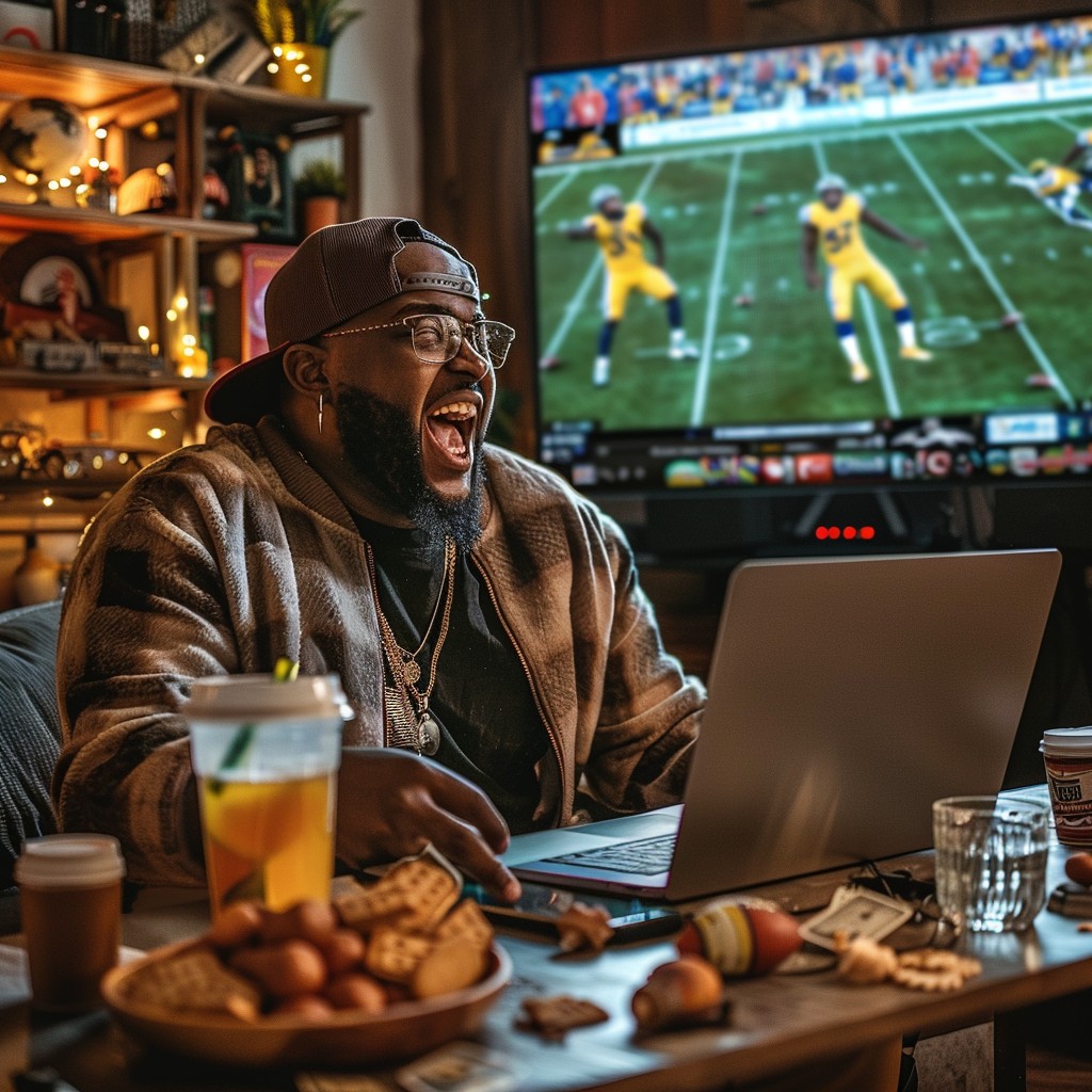 Free Exciting Game Night Image - Man, Excitement, Football | Download ...