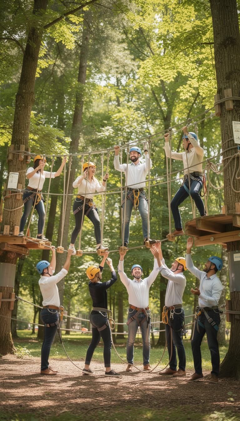 Free Team Challenge Outdoors Image - Teambuilding, Corporate, Rope ...