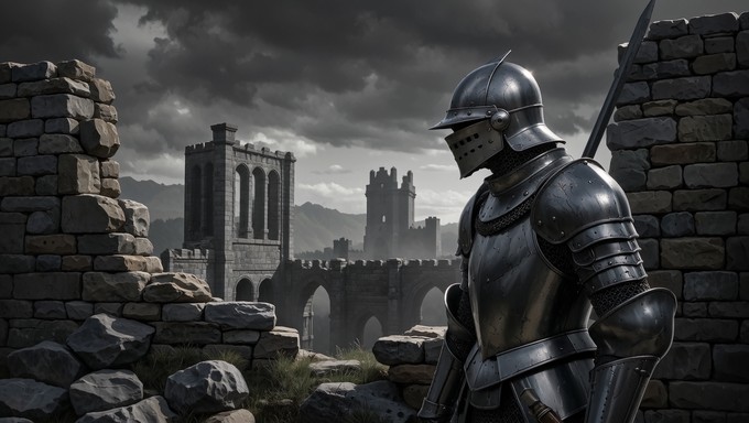 Free Knight Stands Alone Image - Knight, Warrior, Armor | Download at ...