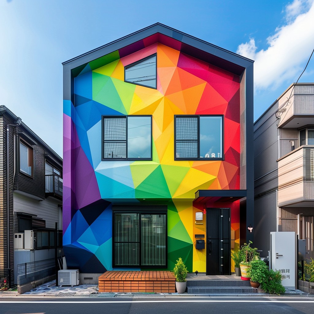 Free Colorful Modern Home Image - Architecture, Modern, Colorful ...