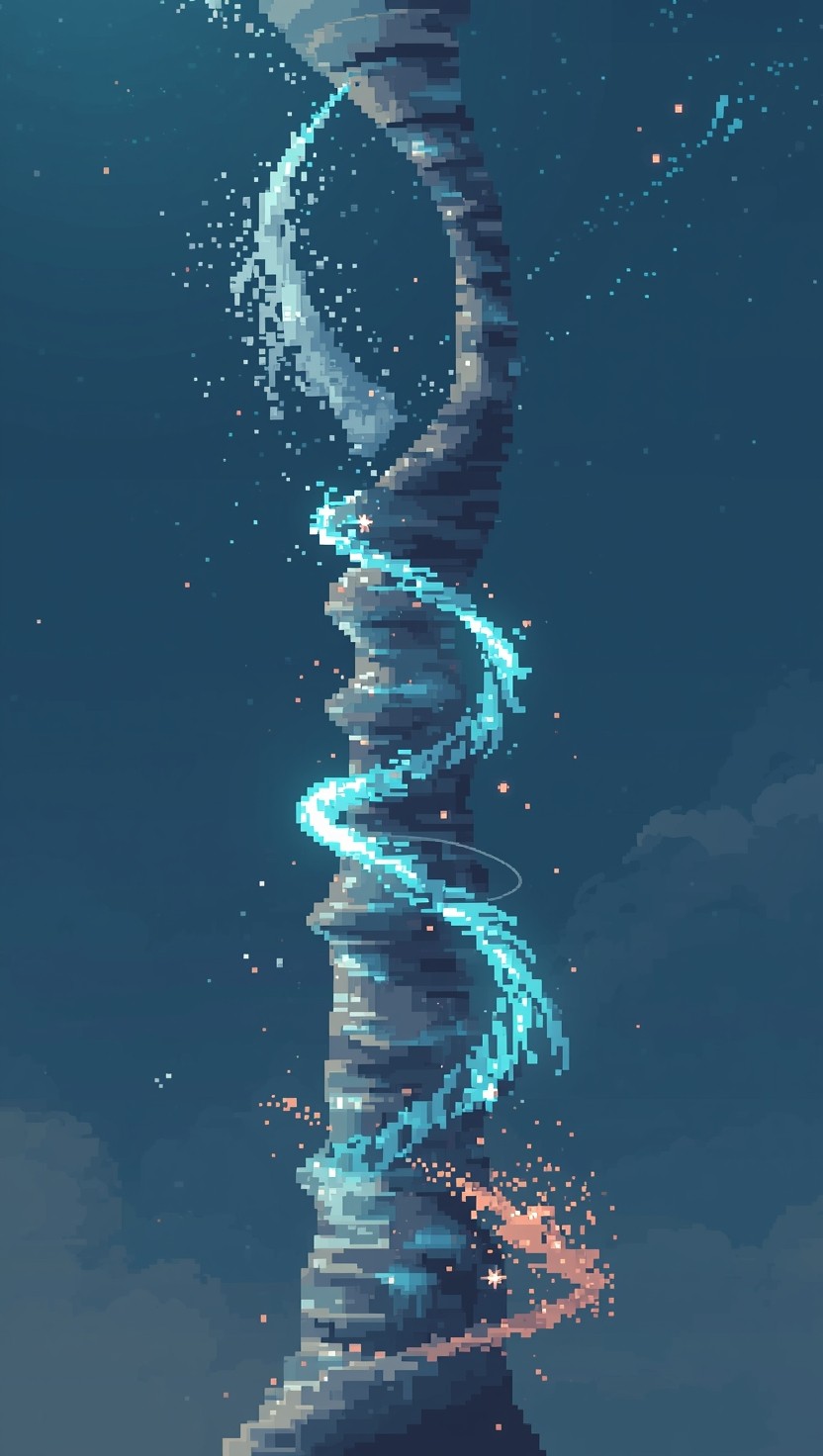 Free Celestial Pixel Vortex Image - Pixel, Whirlwind, Spiral | Download ...