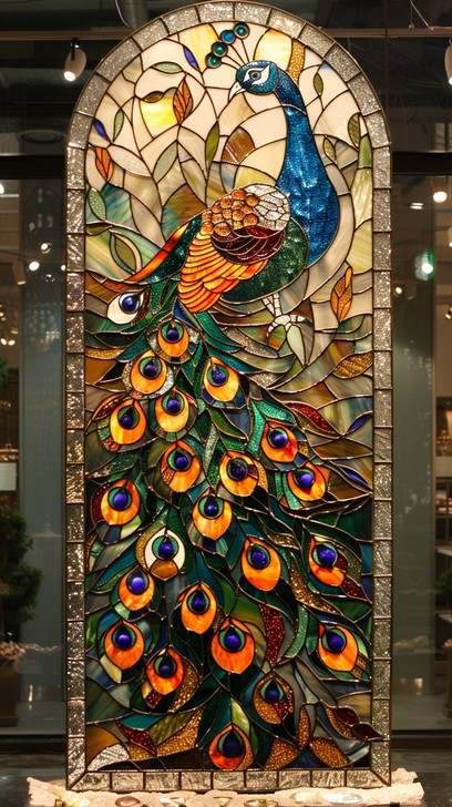 Free Peacock Display Splendor Image - Plumage, Doorway, Carved ...