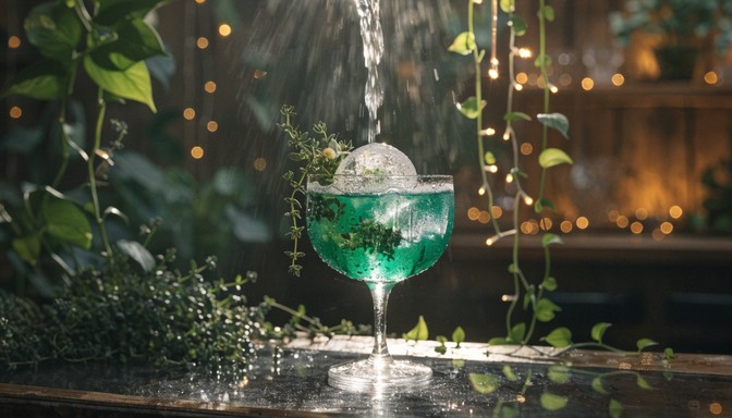 Free Botanical Cocktail Magic Image - Beverage, Green, Emerald ...