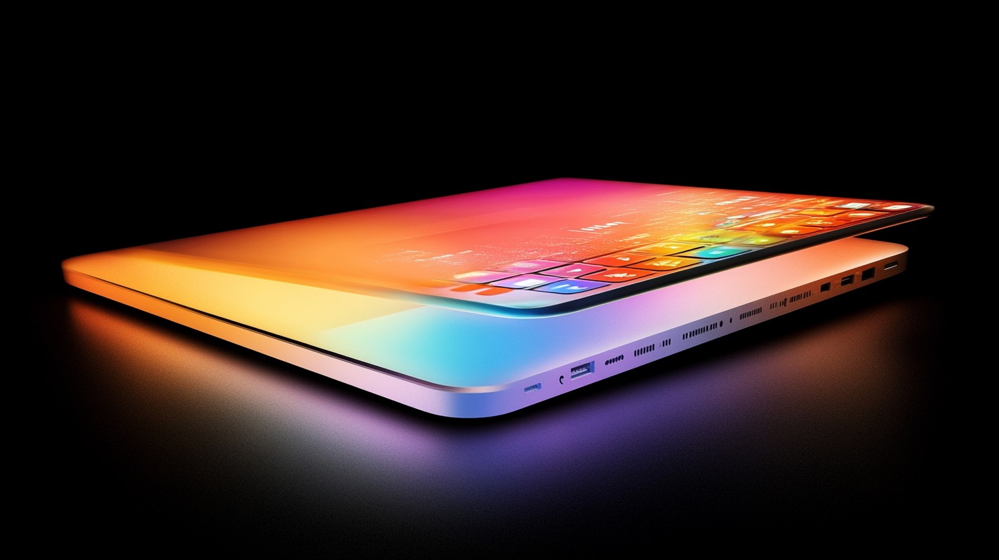 Free Colorful laptop display Image - Technology, Laptop, Colorful ...